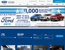 Tablet Screenshot of eckenrodford.com